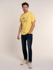 Brakeburn Yellow Islay T-Shirt - Image 4 of 6
