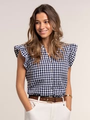 Brakeburn Blue Bia Blouse - Image 1 of 6