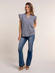 Brakeburn Blue Bia Blouse - Image 6 of 6