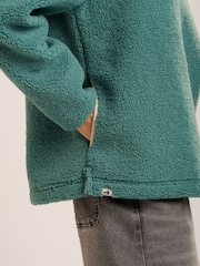 Brakeburn Blue Mangerton Quarter Zip Sweatshirt - Image 3 of 6