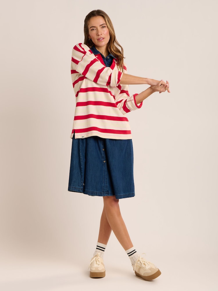 Brakeburn Red Caundle Sweatshirt - Image 1 of 6 Brakeburn Red Caundle Sweatshirt - Image 1 of 6