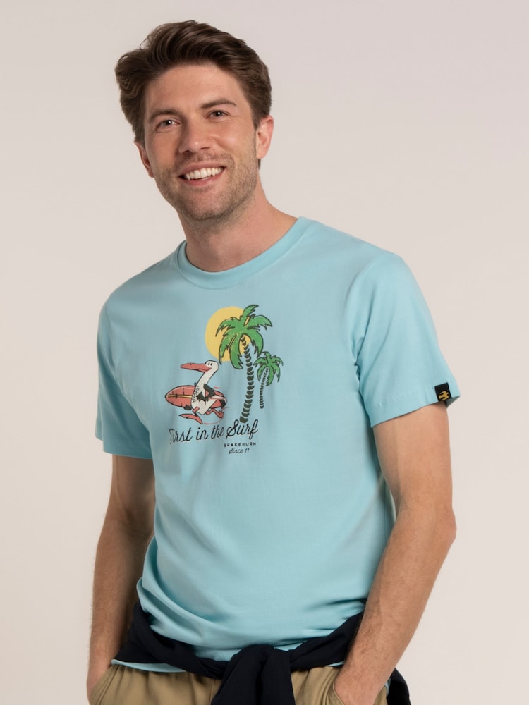 Brakeburn Blue Paddlesworth T-Shirt - Image 1 of 6
