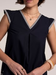 Brakeburn Blue Clement Blouse - Image 4 of 6