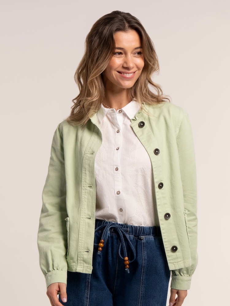 Brakeburn Green Amalia Jacket - Image 1 of 6