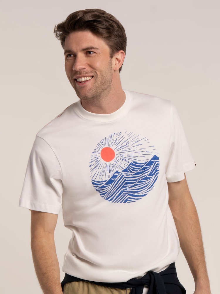 Brakeburn Cream Ockley T-Shirt - Image 1 of 6
