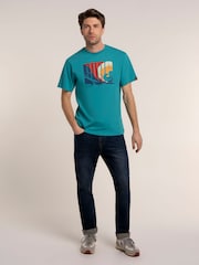 Brakeburn Green Ranskill T-Shirt - Image 4 of 5