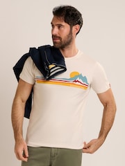 Brakeburn Cream Peterstow T-Shirt - Image 1 of 5