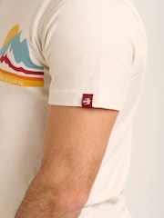 Brakeburn Cream Peterstow T-Shirt - Image 4 of 5