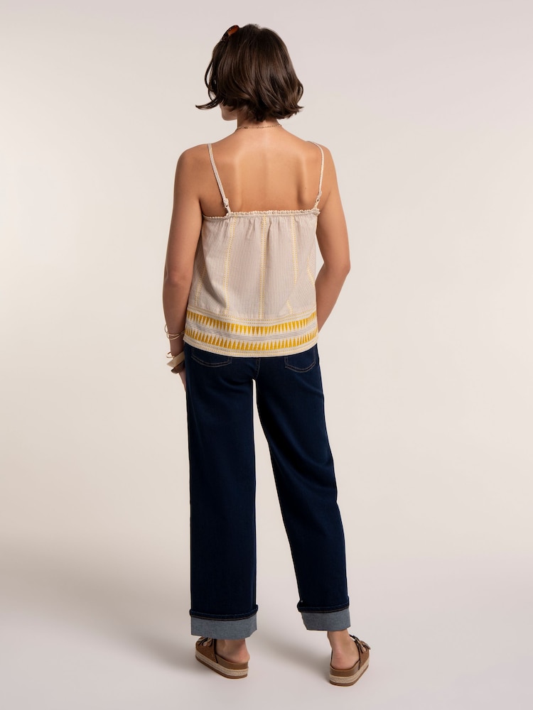 Brakeburn Cream Haeun Vest - Image 2 of 6 Brakeburn Cream Haeun Vest - Image 2 of 6