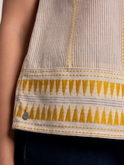 Brakeburn Cream Haeun Vest - Image 6 of 6