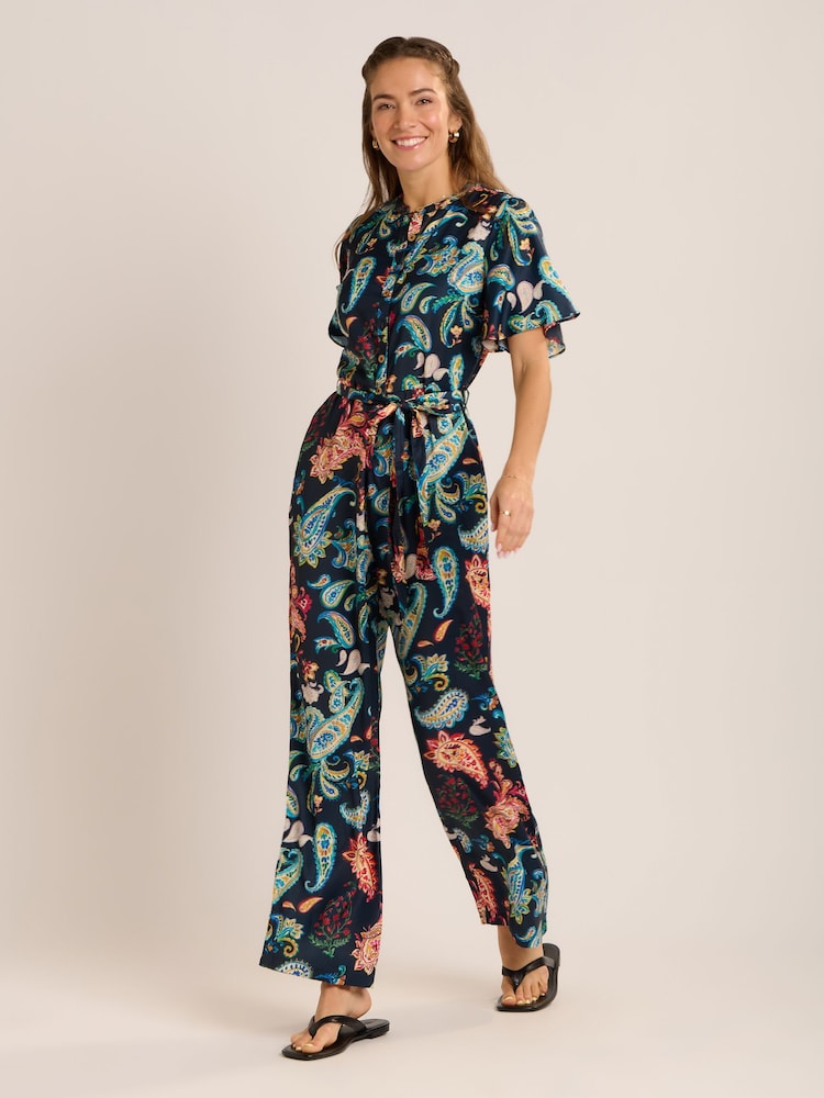 Brakeburn Blue Olivia Jumpsuit - Image 5 of 5