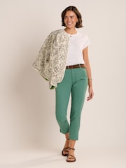 Brakeburn Green Cropped Blake Trousers - Image 1 of 6