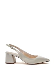 Rainbow Club Hazel Slingback Satin Shoes - Imaginea 1 din 4
