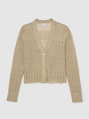Reiss Gold Cardigan - Image 2 of 5