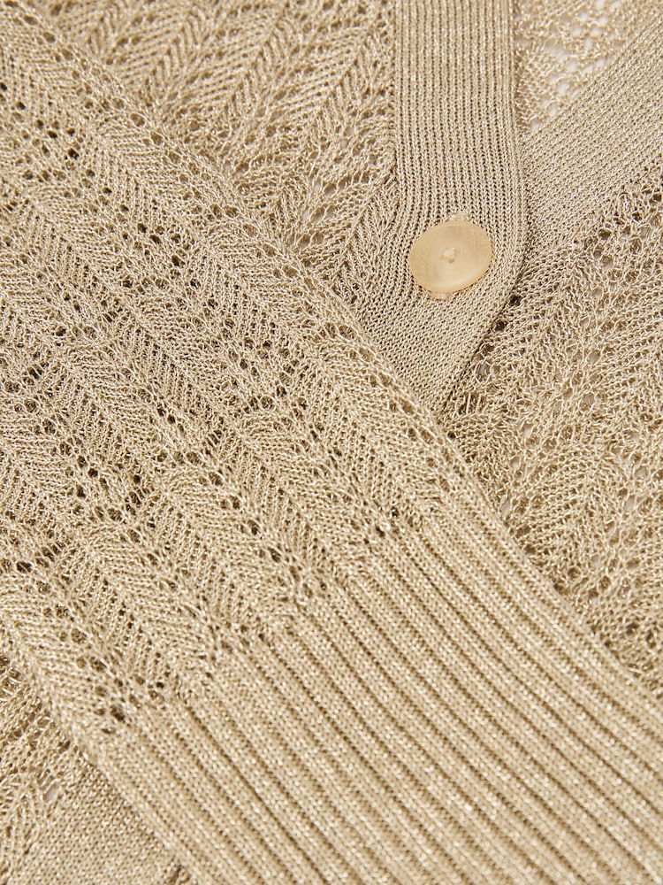 Reiss Gold Cardigan - Image 5 of 5