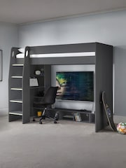Julian Bowen Anthracite Nebula Gaming Bed With Desk - Image 1 of 7