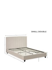 Julian Bowen Cream Aylen Upholstered Bed - Image 8 of 10