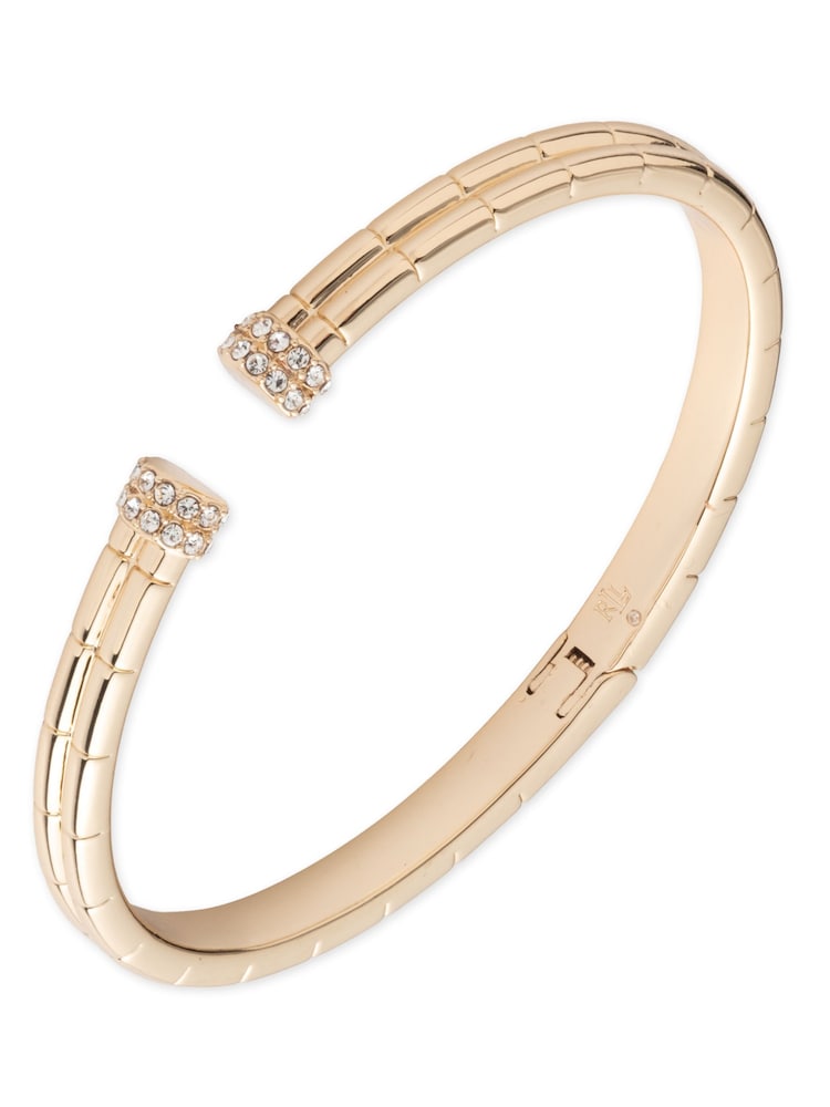 Lauren Ralph Lauren Gold Tone Pavé Open Cuff Bangle - Image 1 of 1
