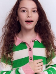 Boden Green Knitted Rugby Jumper - Image 3 of 6