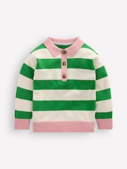 Boden Green Knitted Rugby Jumper - Image 4 of 6