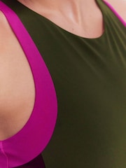 Boden Green Piped Sporty Swimsuit - Image 2 of 7