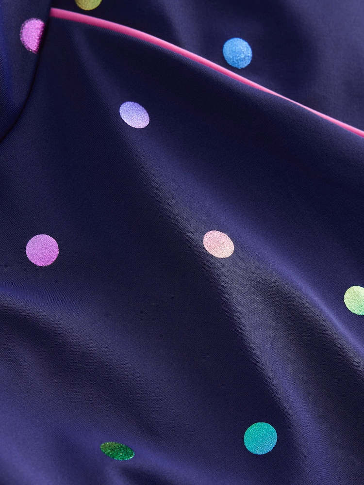 Boden Blue Sun Safe Patterned Rash Vest - Image 3 of 3