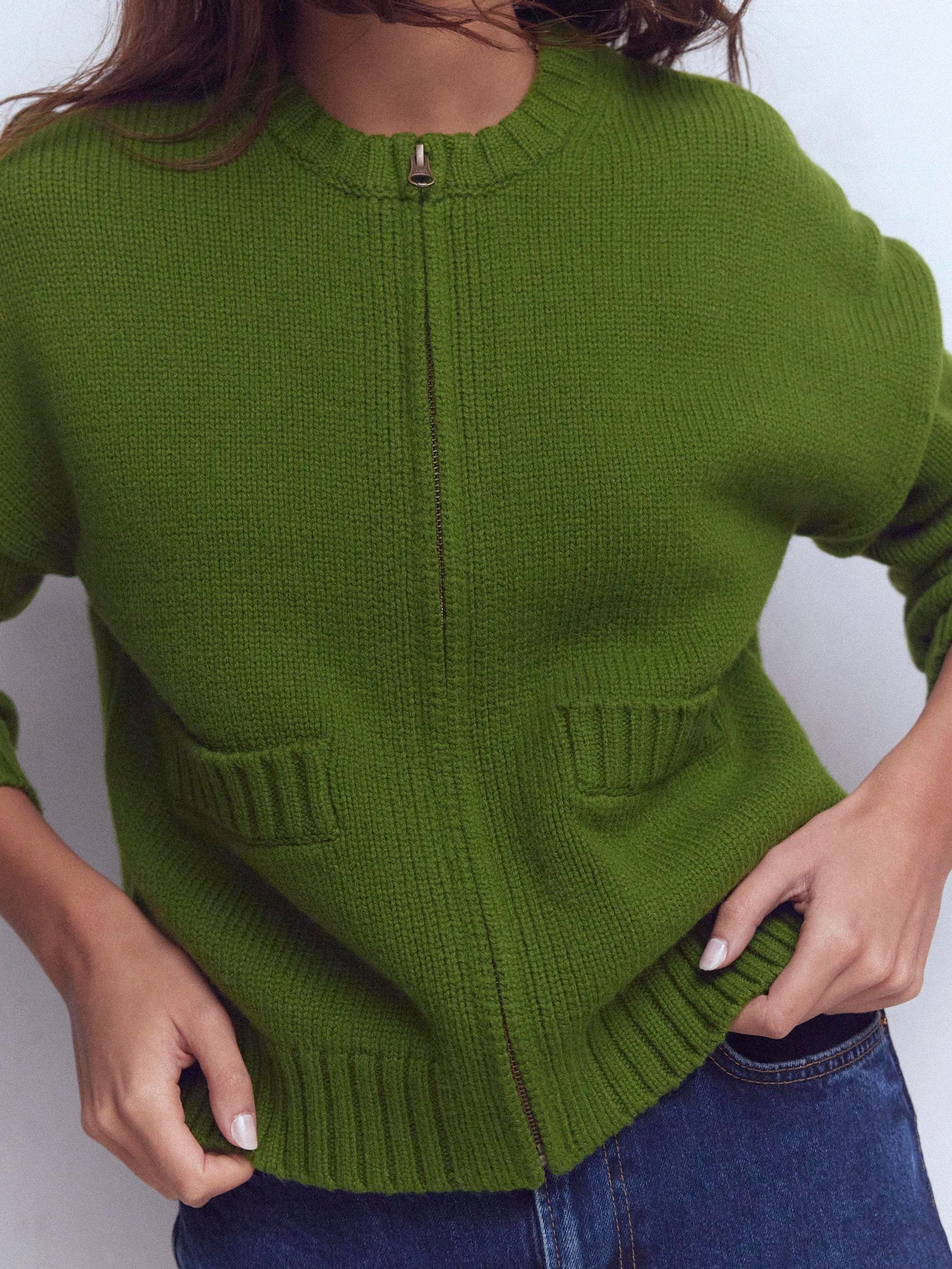 Buy Boden Green Maya Zip-up Jacket from Next USA