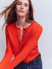 Boden קרדיגן קרופ מסיב כותנה, דגם Emilia - תמונה 4 מתוך 6