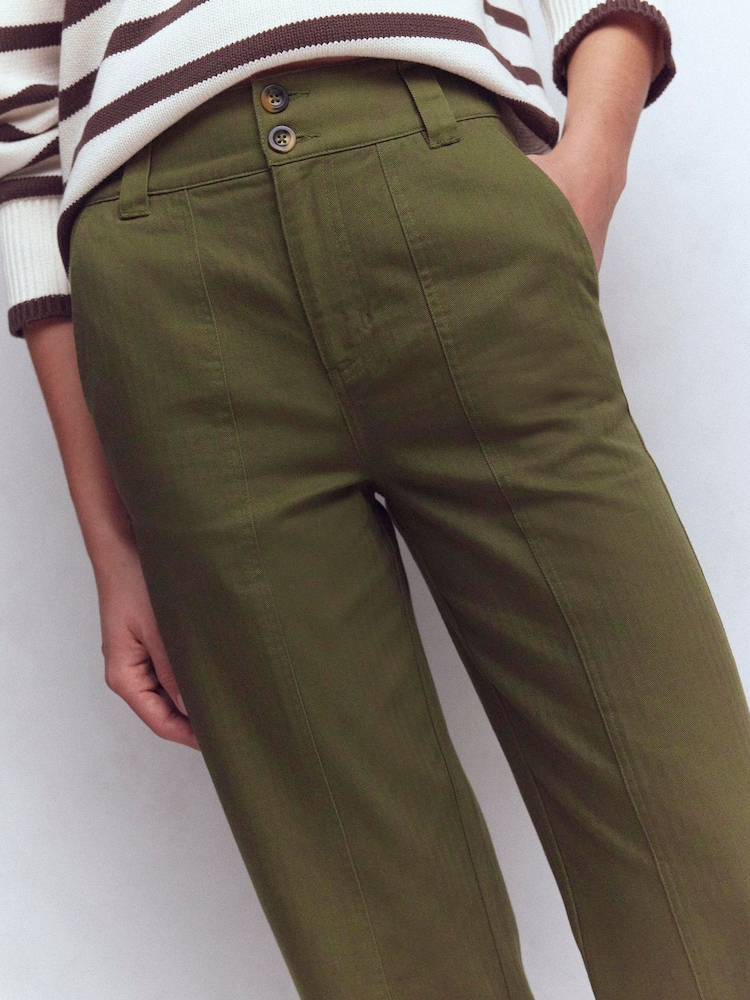 Boden Green Straight Leg Chino Trousers - Image 2 of 5