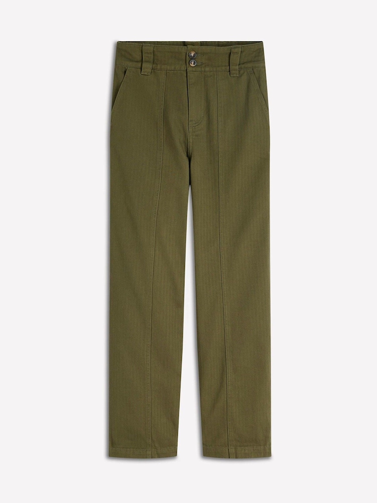 Boden Green Straight Leg Chino Trousers - Image 5 of 5