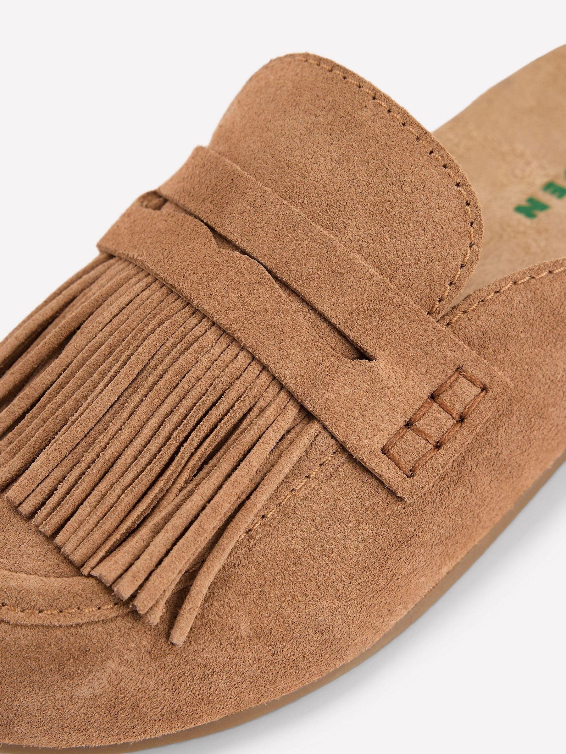 Buy Boden Brown Etta Ghillie Mule Clogs from Next USA