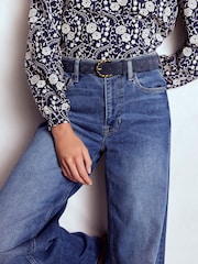 Boden Blue Twist Buckle Belt - Image 3 of 3