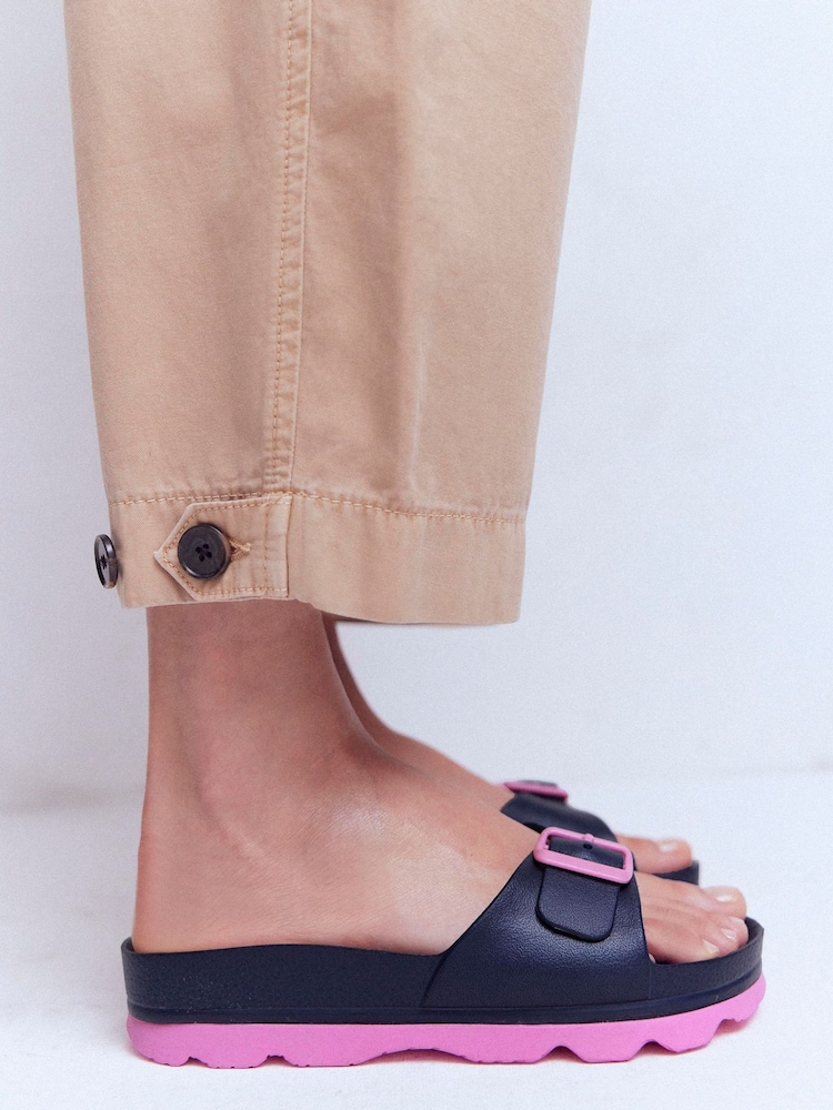 Boden Blue Lyla Single Buckle Sliders - Image 1 of 5