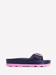 Boden Blue Lyla Single Buckle Sliders - Image 2 of 5