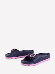 Boden Blue Lyla Single Buckle Sliders - Image 3 of 5