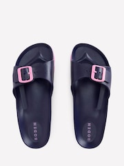 Boden Blue Lyla Single Buckle Sliders - Image 4 of 5
