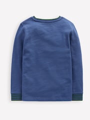 Boden Light Blue Cosy Mid-weight T-Shirt - Image 2 of 3