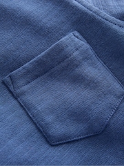 Boden Light Blue Cosy Mid-weight T-Shirt - Image 3 of 3