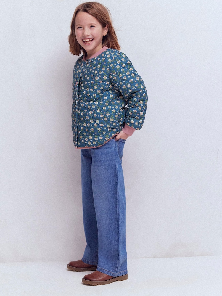 Boden Blue Fun Bomber Jacket - Image 1 of 9