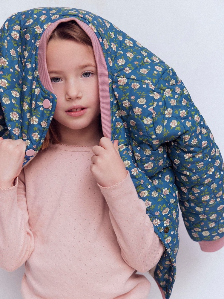 Boden Blue Fun Bomber Jacket - Image 2 of 9