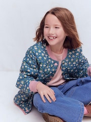 Boden Blue Fun Bomber Jacket - Image 4 of 9