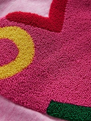 Boden Pink Bobbie Appliqué Sweatshirt - Image 3 of 3