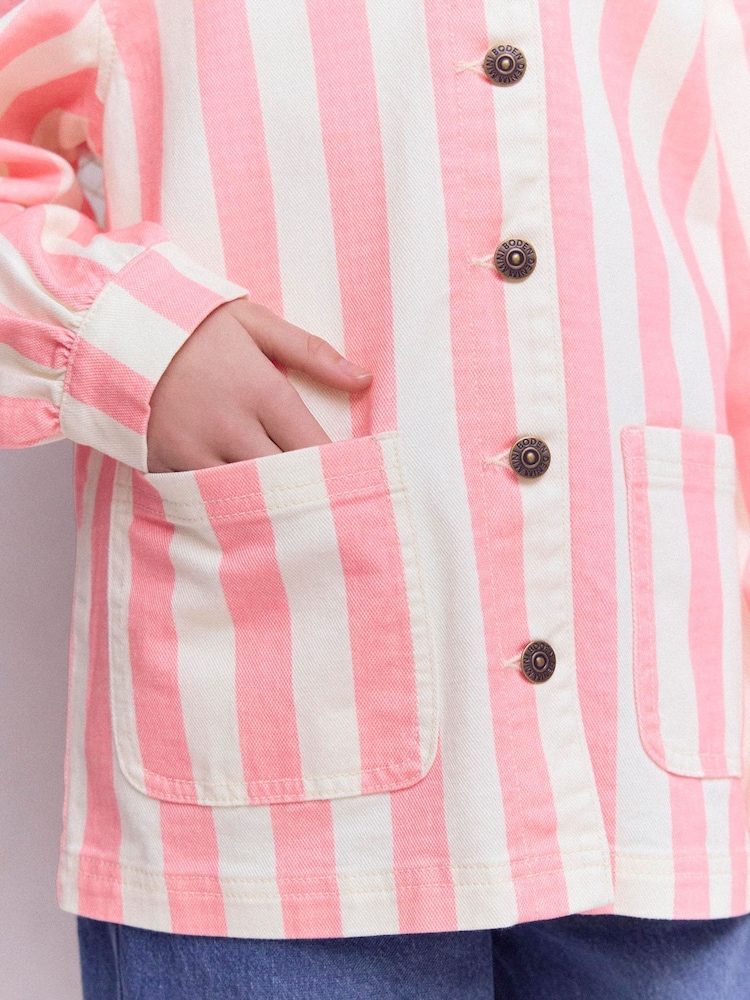 Boden Pink Denim Jacket - Image 2 of 8