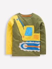 Boden Green Fun Appliqué T-Shirt - Image 1 of 3