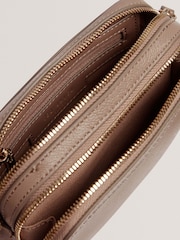 Ted Baker Grey LINZIE Webbing Leather Small Cross-Body Camera Bag - Image 5 of 5