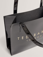 Ted Baker Black Crinion  Crinkle Small Icon Bag - Image 4 of 5