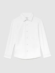 Reiss Voyager Stretch Long-Sleeve Slim-Fit Travel Shirt - Afbeelding 3 van 3