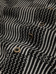 Reiss Carlos Checkerboard Crochet Cuban Collar Shirt - Изображение 7 7