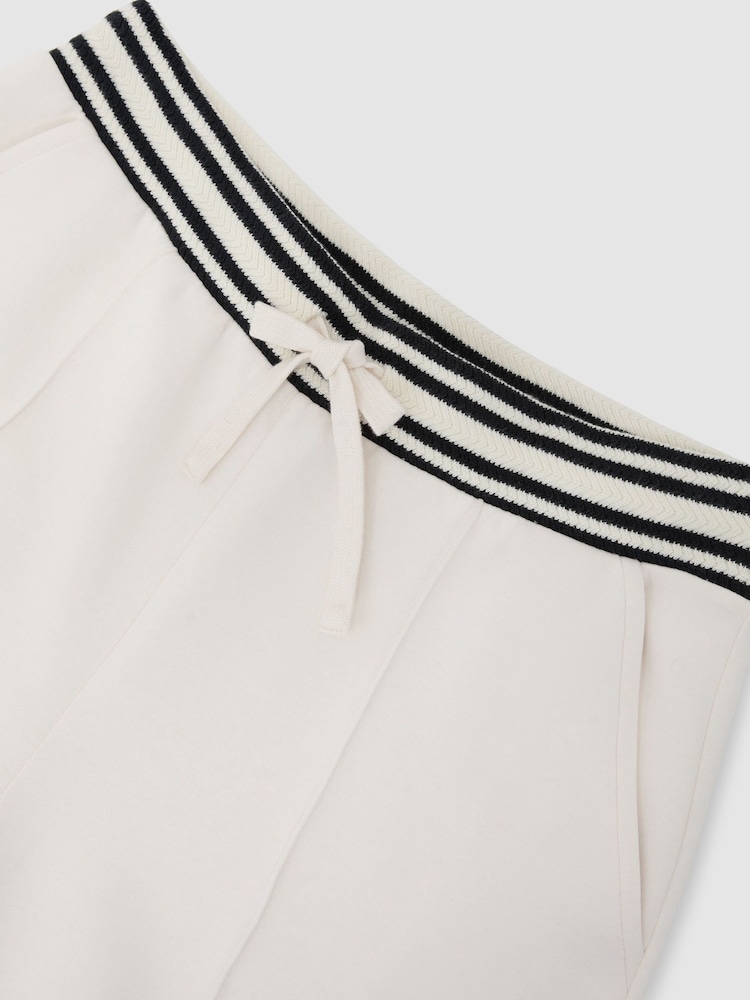 Reiss Verity Premium Interlock Stripe-Waist Joggers - Image 7 of 7 Reiss Verity Premium Interlock Stripe-Waist Joggers - Image 7 of 7