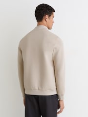 Reiss Light Stone Freddie Hybrid Quilt and Interlock Zip Jacket - Image 4 of 7